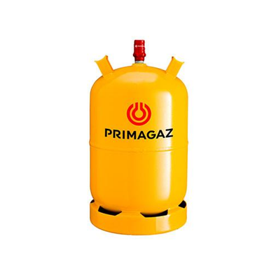 gas 11 kilo gul stålflaske