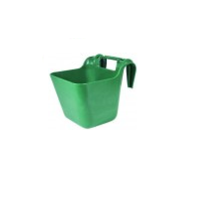 Transportkrybbe grøn / sort 13 liter